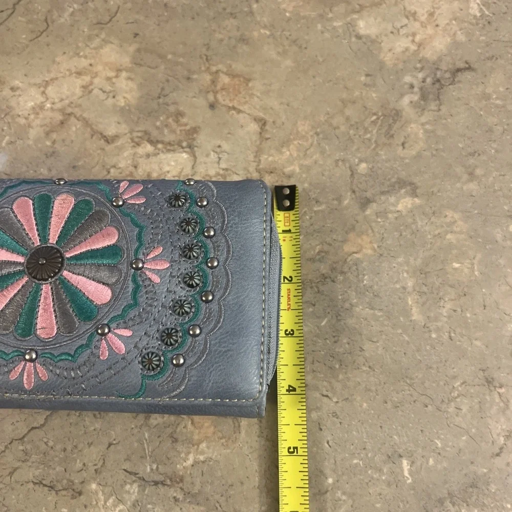 Montana West Western Country Concealed Carry Purse Embroidered + Wallet‎